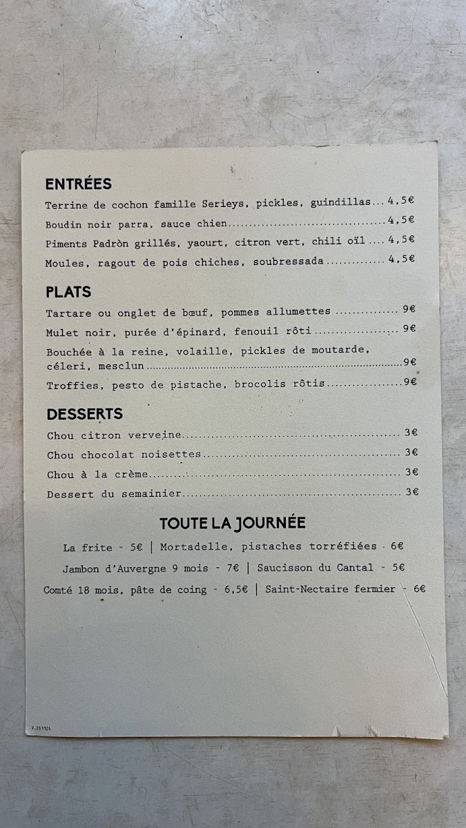 Menu Chez Jeannette-1